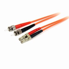 StarTech FIBLCST1 1m Fiber Optic Cable LC/ST Multimode 62.5/125 LSZH picture