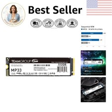 High-Performance 512GB M.2 NVMe SSD - 1700/1400 MB/s for Gaming & Work picture