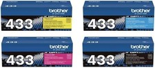 Brother TN433 High Yield Black & Multicolor Cartridge Set - 4 Piece picture