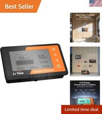 500A Battery Monitor with M8 Shunt, 8V-120V, LCD Display, for RV picture
