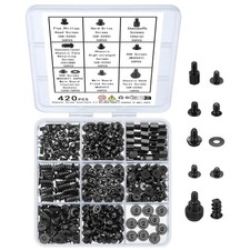 420Pcs Computer Screws, Motherboard Standoffs Kit for Motherboard Laptop Compute picture