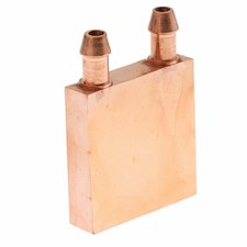 1Pcs High Quality 40x40mm Pure Copper CPU Water Cooling Block Heat Sink Radiator picture