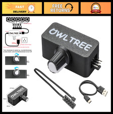 12V PWM Fan Controller with USB Power Cable & 4-Way Splitter Hub, 15-18W Output picture