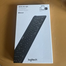 Logitech Keys-To-Go Ultra Portable Keyboard for iPad - Black New open Box picture