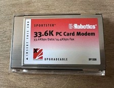US ROBOTICS SP1336 SPORTSTER 33.6K PC CARD 33.6KBPS DATA/14.4KBPS picture