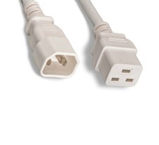 8Ft WHT Power Cord for Cisco Catalyst 9400 Series Switches Jumper Cord PDU UPS picture
