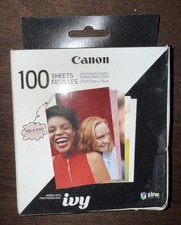 Canon Ivy 100 Sheets Zink Photo Sticky-back Paper     Boxes will Vary picture