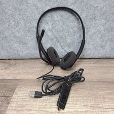 Plantronics Headset C320 Blackwire Wired USB Tested WORKING picture