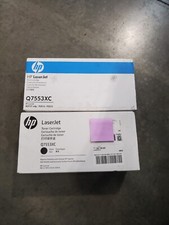 Lot of 2 Genuine SEALED HP53X High Volume Black LaserJet Toner Q7553XC #69 picture