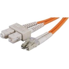 QVS MULTIMODE FIBER OPTIC LC TO SC PATCH CORD NEW IN PACK picture