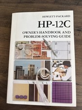HP 12C Owner’s Handbook Problem Solving Guide Hewlett Packard Calculator Manual picture