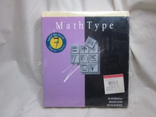 Math Type Apple Macintosh System 7 Savvy Mathematical Equation vintage software picture