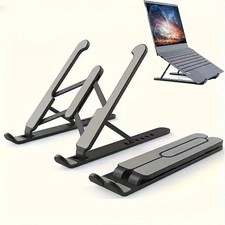 Portable Laptop Stand Adjustable Foldable Notebook Tablet Holder Computer Desk picture
