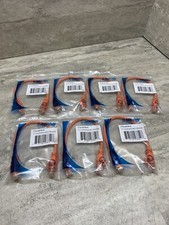 Lot Of 7 C2G 27810 1ft Cat6 Snagless Unshielded (UTP) Network Patch Cable, New picture