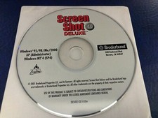 Vintage 2002  Screen Shot Deluxe 4.0 Software on CD by Broderbund picture