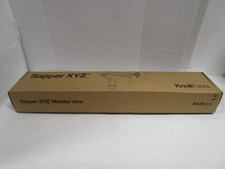 KNOLL SAPPER MONITOR XYZ SINGLE ARM BLACK  XYZMAS CLMPK NEW SEE PHOTO  picture