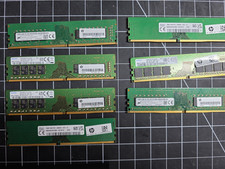 Lot of 7 - DDR4 16gb Desktop RAM picture