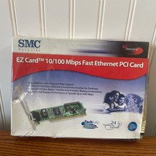 SMC SMC1244TX Ethernet PCI Card NOS 10/100 Mbps Ethernet PCI Card picture