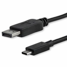 StarTech CDP2DPMM6B 6ft/1.8m USB C to DisplayPort 1.2 Cable 4K 60Hz - USB Type-C picture