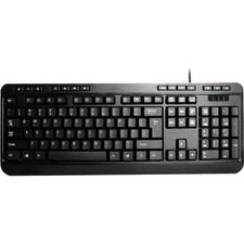 Adesso Easy Touch 132 AKB-132PB Multimedia Keyboard PS/2 Spill-Resistant New picture