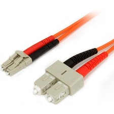 StarTech 3m Multimode Duplex 62.5/125 LSZH Fiber Optic Cable - LC/SC picture