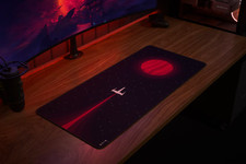 Daniel Sonnenborg Astro Red XXL Extended Mouse Pad |  (36''x16''x0.2'')  picture