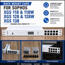 XGS 118 128 138 Rack Ear Mount Kit Keystone Sophos Firewall XGS118 XGS128 XGS138 picture