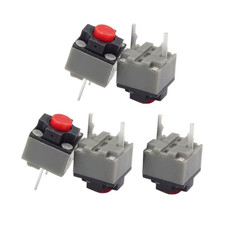 5PCS Kailh Mute Button 6X6X7.3Mm Square Silent Switch Mouse Micro Switch Repair picture