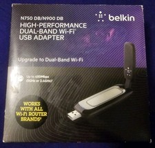 Belkin N750 DB/N900 DB High-Performance Dual-Band WiFi USB Adapter picture