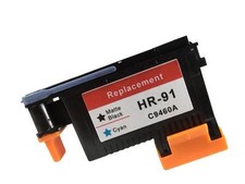 Replacement for HP 91 Matte Black & Cyan Printhead C9460A Print head picture