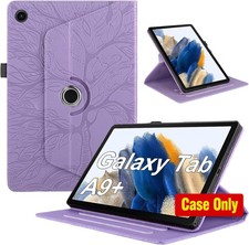 Purple PU Leather Case with Pen Holder for Samsung Galaxy Tab A9 Plus 2023 Flip picture