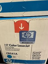Genuine HP CB541A Cyan LaserJet Print Cartridge - Expired - NEW picture