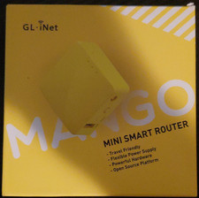 GL.iNet GL-MT300N-V2 Mango Travel Router 300Mbps WiFi, USB, Yellow picture