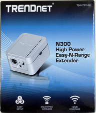 TRENDNET N300 High Power Easy-N-Range Extender TEW-737HRE Wireless 300 Mbps New picture