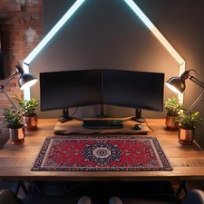 Large Persian Rug Print XL/XXL Gaming Mouse Pad – Water-Resistant with Non-Slip picture