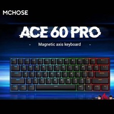 MCHOSE ACE 60 PRO Model 60 Layout Blue Ice Magnetic Switch Used Tested picture