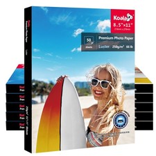 300PK Koala 66lb Luster Photo Paper 8.5x11 250gsm for Inkjet Printer Canon Epson picture