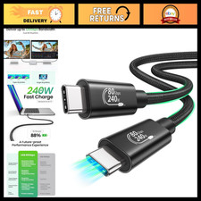 10FT Thunderbolt 5 Cable, 80Gbps USB4 Compatible High-Speed Data Transfer picture