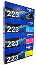 Brother TN223 Toner Cartridge Set Standard Yield CMYK (Black Cyan Magenta Yellow picture