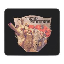 CafePress Optimus Prime And Megatron Symbol Mousepad  (95747873) picture