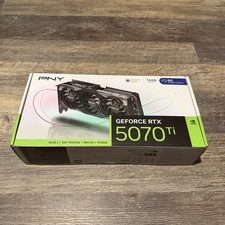 NVIDIA RTX 5070 Ti GeForce PNY OC Triple Fan Graphics Card 16GB GDDR7 256-bit AI picture