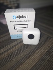 Huijukeji Portable Mini Printer Bluetooth Inkless Thermal Black & White Output  picture