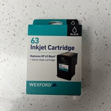 Wexford 63 Inkjet Cartridge - Replaces HP 63 Black Inkjet Cartridge NEW  picture