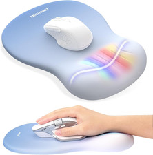 Ergonomic Mouse Pad with Wrist Rest, Memory Foam Mousepad with Wrist Support, Sm picture