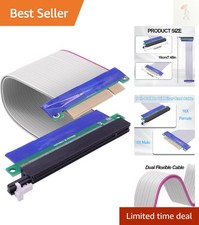 PCI-E 8X to 16X Slot Riser Card Adapter PCI Express 8X to 16x Riser Card Conv... picture