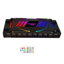 10 PWM/12 ARGB Strip Fan Controller Hub Splitter with Remote for PC Computer New picture