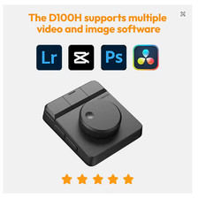 Ulanzi D100H Creative Dial Controller Bluetooth Video Editing Console picture