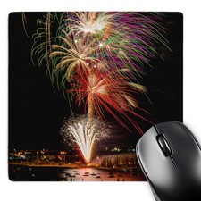 3D Rose Colorado Frisco Dillon Reservoir July 4th Fireworks Mouse Pad 8x8 Matte picture