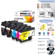 Miss Deer LC3037 Ink Cartridges BK/C/M/Y High Yield 5 Pack picture