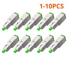 Lots 5dB SC APC Connector Fiber Optic Optical Attenuator Single Mode Metal Green picture